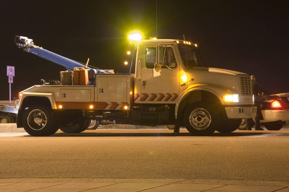 Townman Services truck on a Detroit street